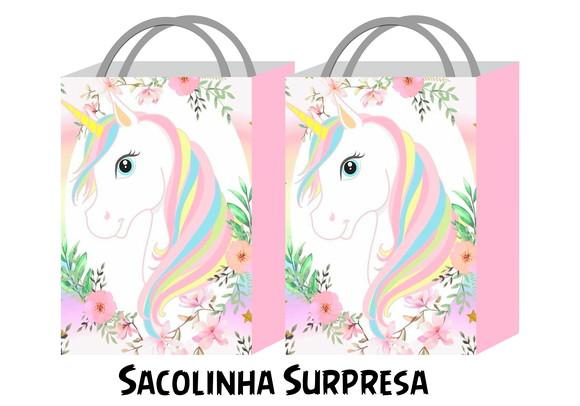 Sacolinha Personalizada - Unicórnio