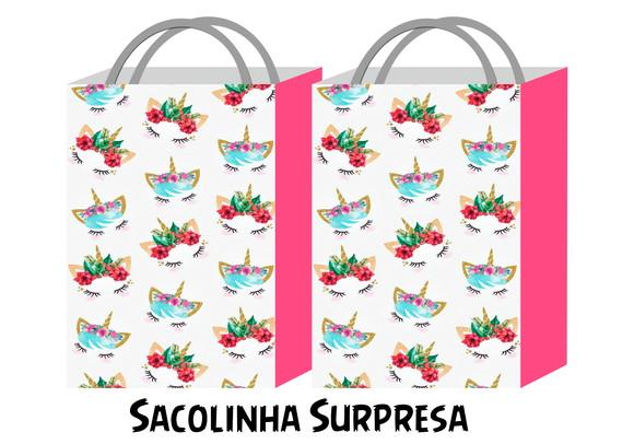 Sacolinha Personalizada - Unicórnio