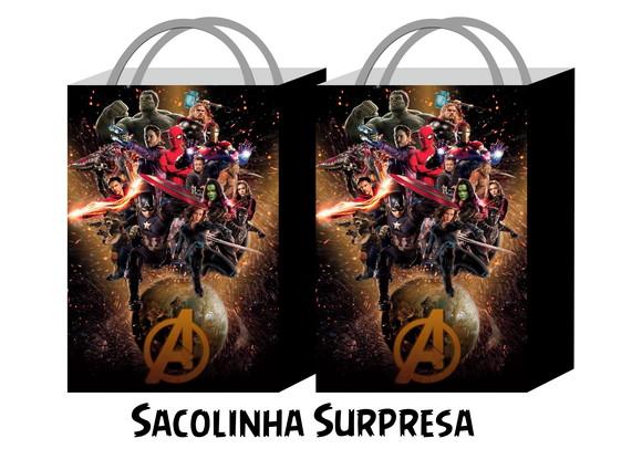 Sacolinha Personalizada - Vingadores