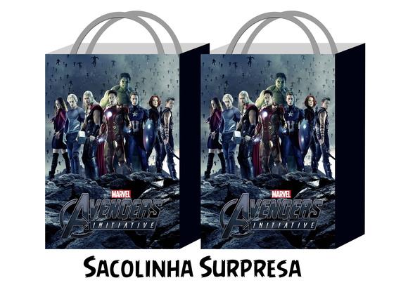 Sacolinha Personalizada - Vingadores