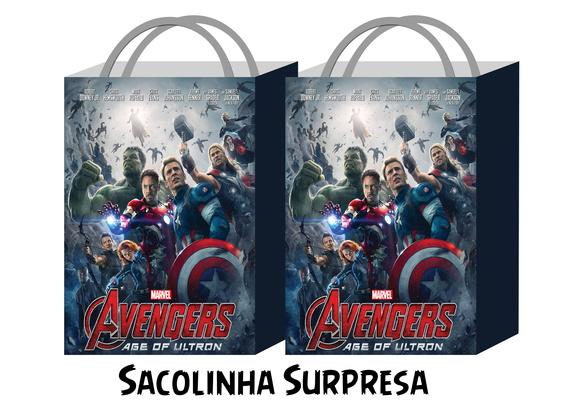 Sacolinha Personalizada - Vingadores