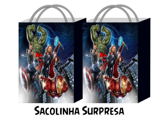 Sacolinha Personalizada - Vingadores