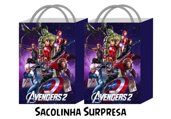 Sacolinha Personalizada - Vingadores
