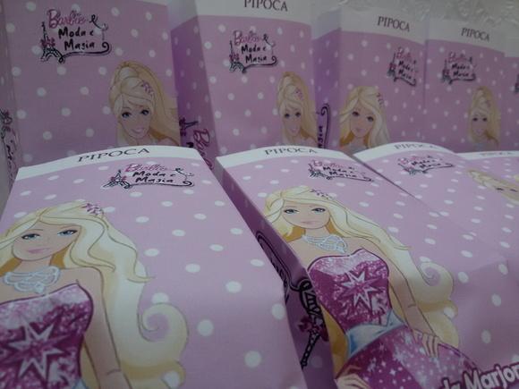 Saquinho para Pipoca - Barbie