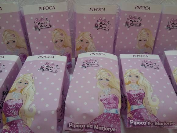 Saquinho para Pipoca - Barbie