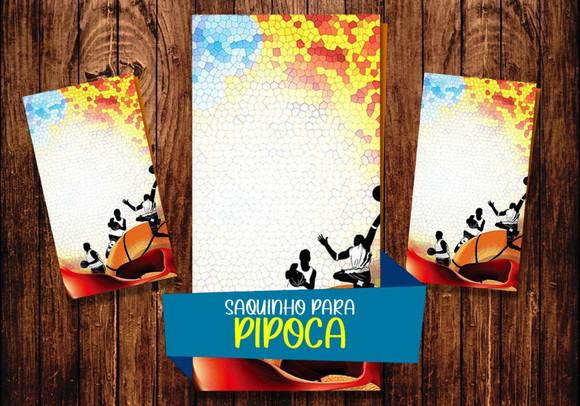 Saquinho para Pipoca - Basquete