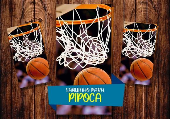 Saquinho para Pipoca - Basquete