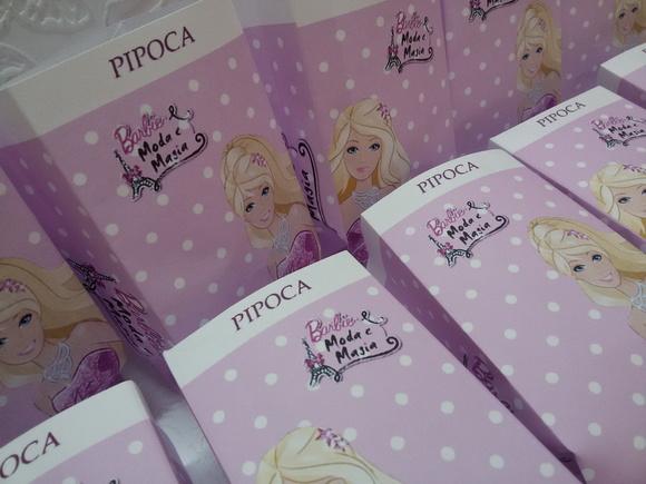 Saquinho para Pipoca - Barbie