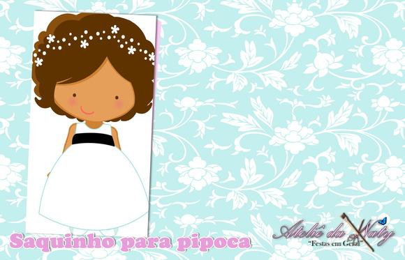 Saquinho para Pipoca - Casamento