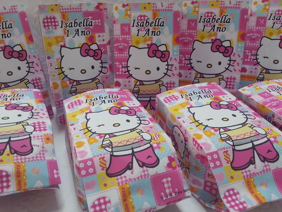 Saquinho para Pipoca - Hello Kitty
