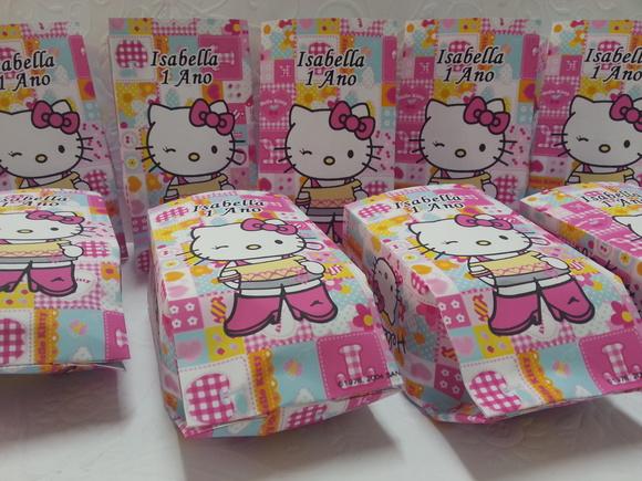 Saquinho para Pipoca - Hello Kitty