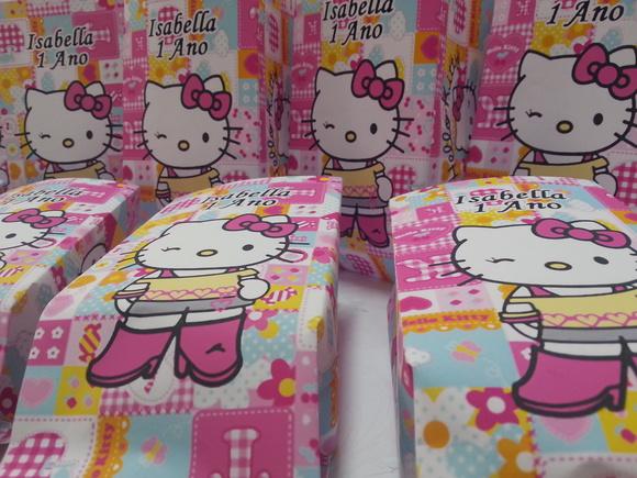 Saquinho para Pipoca - Hello Kitty