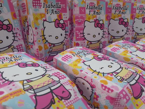 Saquinho para Pipoca - Hello Kitty