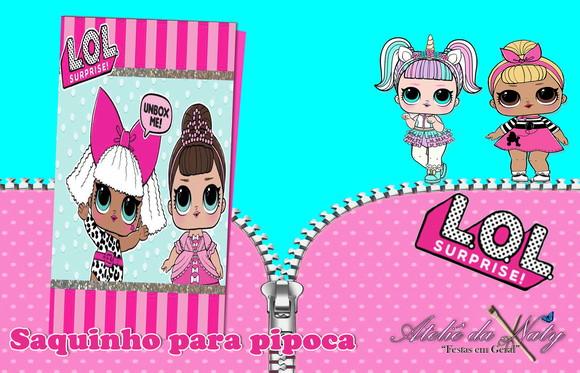 Saquinho para Pipoca - Lol Surprise