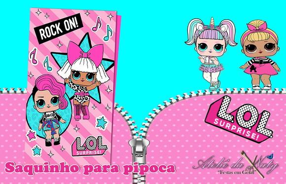 Saquinho para Pipoca - Lol Surprise