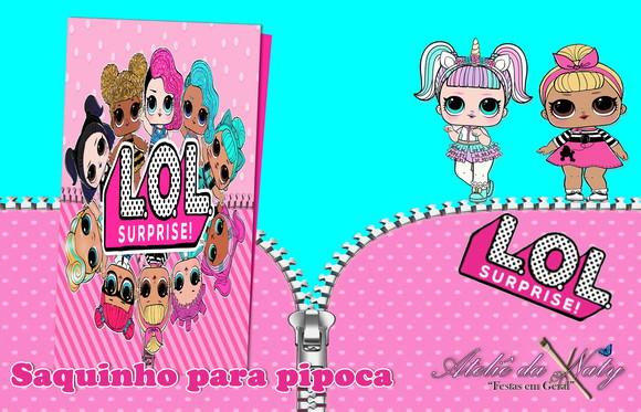 Saquinho para Pipoca - Lol Surprise