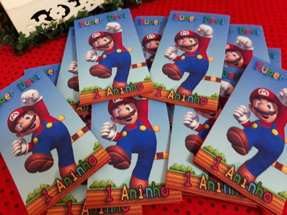 Saquinho para Pipoca - Mario Bros