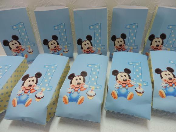 Saquinho para Pipoca - Mickey Baby