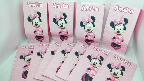 Saquinho para Pipoca - Minnie