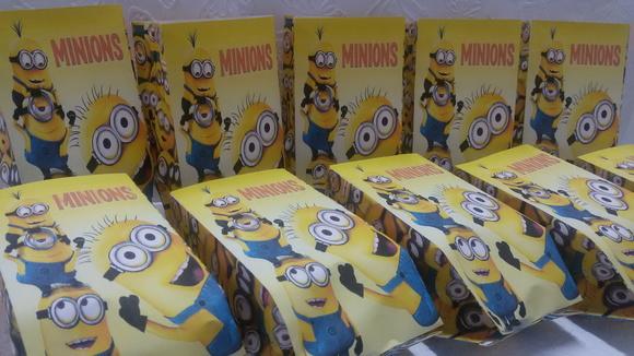 Saquinho para Pipoca - Minions