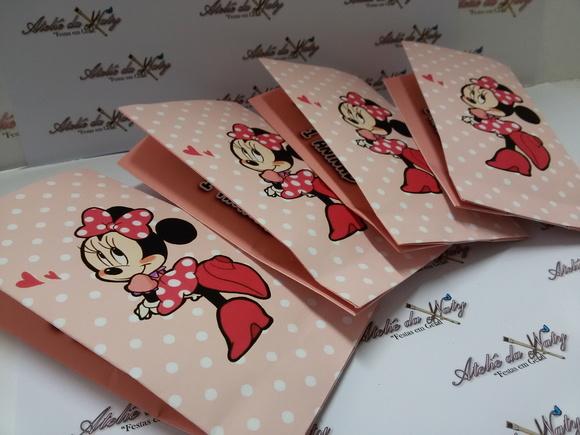 Saquinho para Pipoca - Minnie
