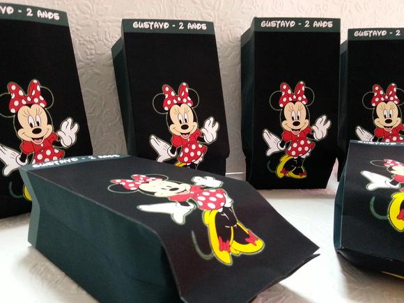 Saquinho para Pipoca - Minnie