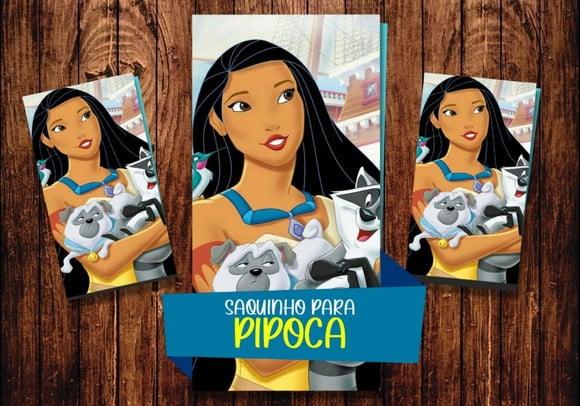 Saquinho para Pipoca - Pocahontas