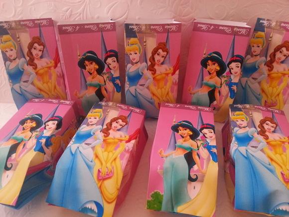 Saquinho para Pipoca - Princesas
