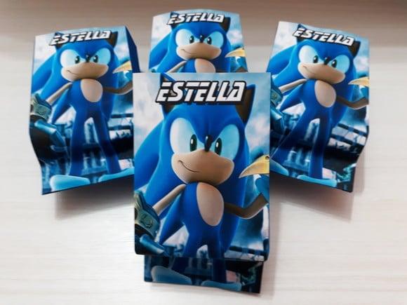 Saquinho para Pipoca - Sonic