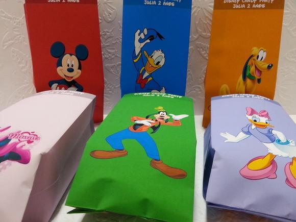 Saquinho para Pipoca - Turma do Mickey 22x10x7