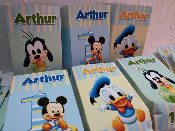 Saquinho para Pipoca - Turma Mickey Baby