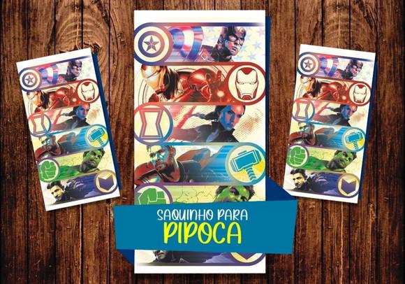 Saquinho para Pipoca - Vingadores