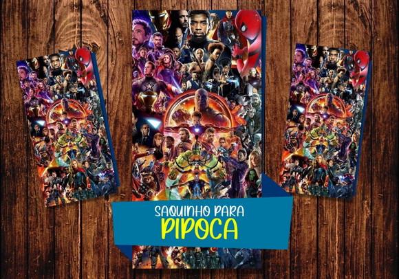 Saquinho para Pipoca - Vingadores