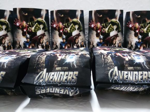 Saquinho para Pipoca - Vingadores