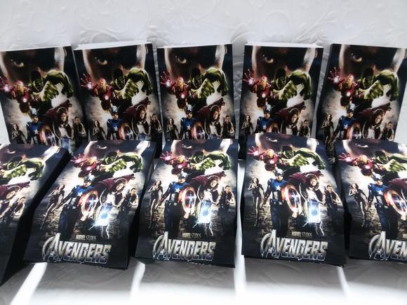Saquinho para Pipoca - Vingadores