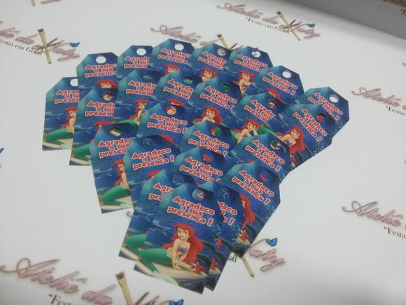 Tag's Personalizados - Pequena Sereia