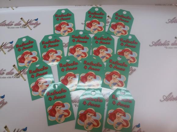 Tag's Personalizados - Pequena Sereia