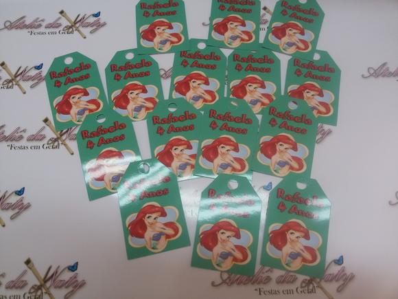 Tag's Personalizados - Pequena Sereia