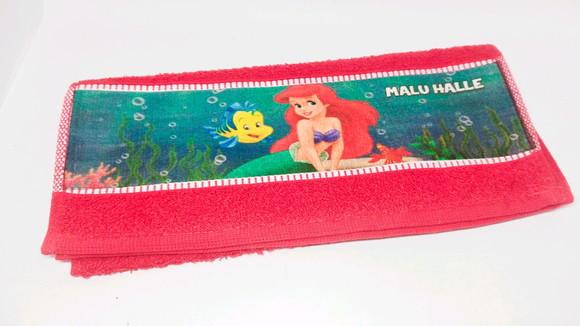 Toalhinha Personalizada - Pequena Sereia