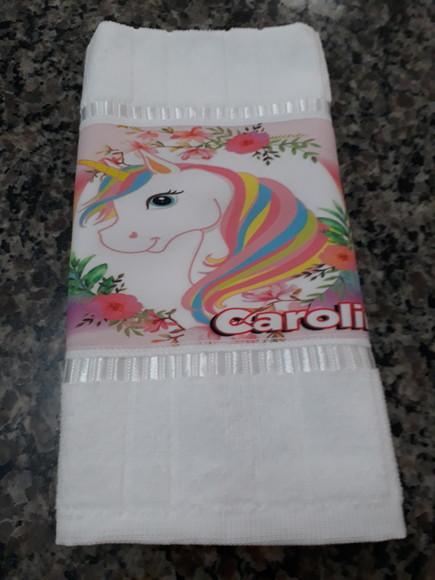 Toalhinha Personalizada - Unicórnio