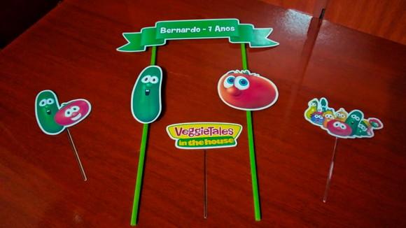 Topo para Bolo - Vegetais