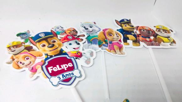 Topo para Bolo - Patrulha Canina