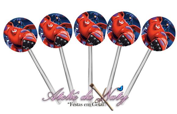 Toppers para Cupcake - Big Hero 6