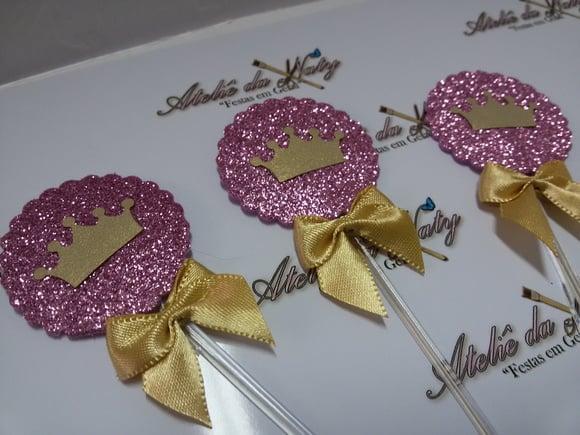 Toppers para Cupcake - Coroa