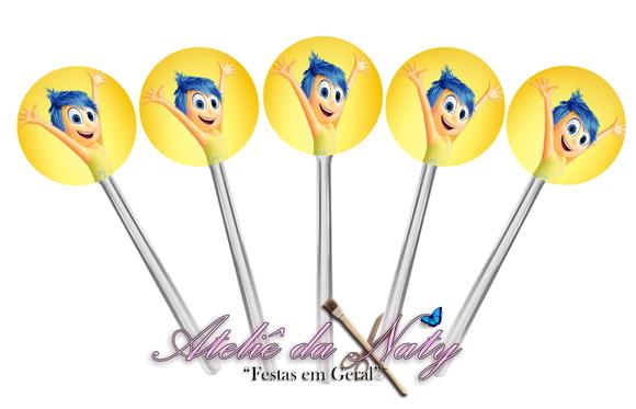 Toppers para Cupcake - Divertidamente