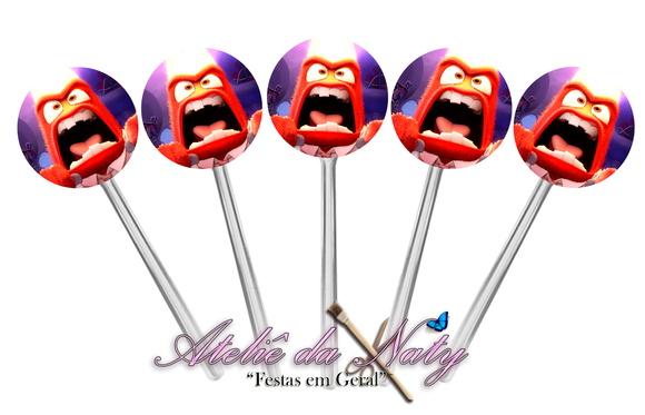Toppers para Cupcake - Divertidamente
