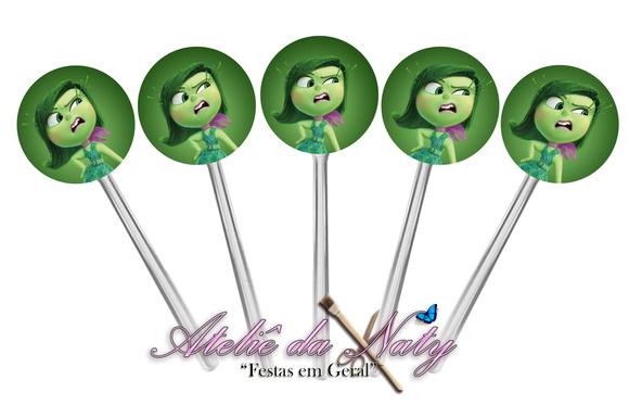 Toppers para Cupcake - Divertidamente