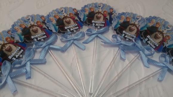 Toppers para Cupcake - Frozen