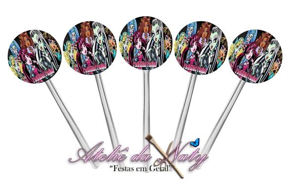 Toppers para Cupcake - Monster High