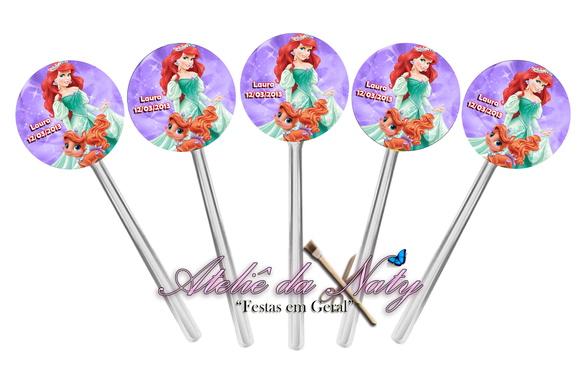 Toppers para Cupcake - Pequena Sereia